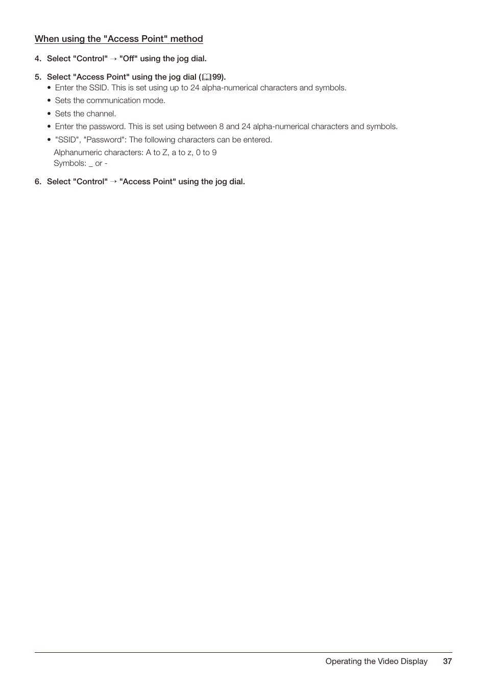 Canon DP-V2421 4K Reference Display User Manual | Page 37 / 147