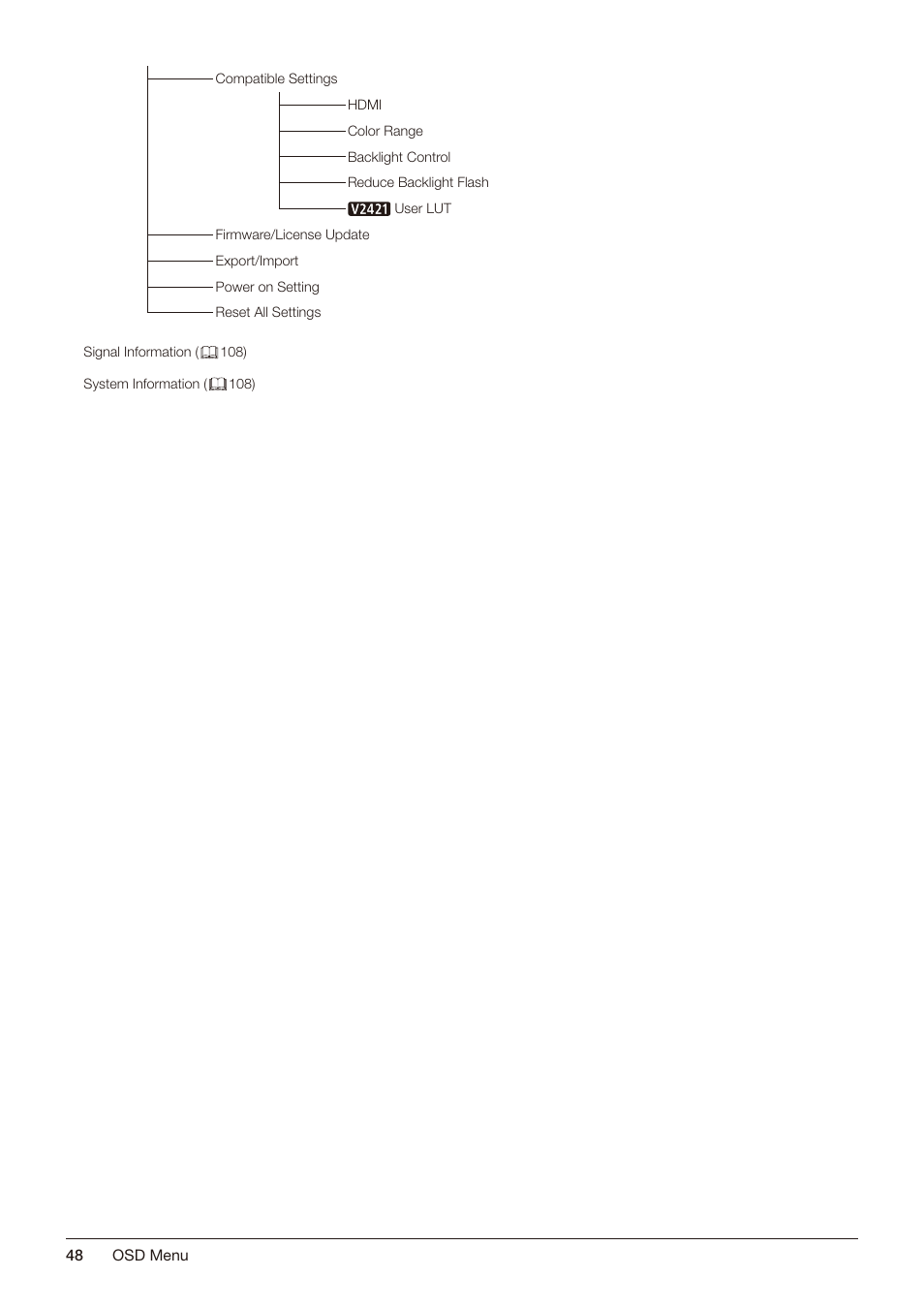 Canon DP-V2421 4K Reference Display User Manual | Page 48 / 147