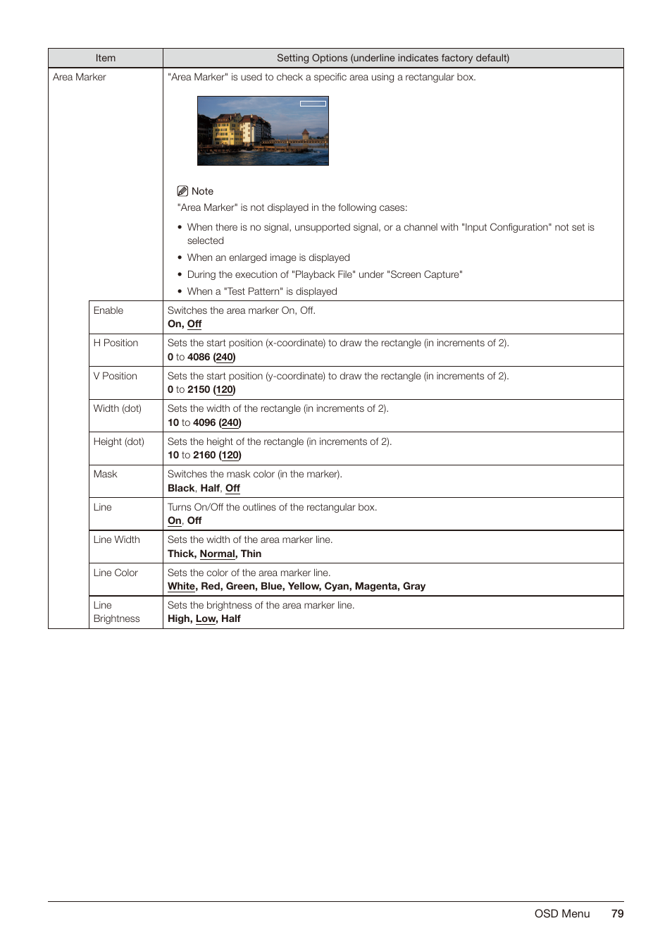 Canon DP-V2421 4K Reference Display User Manual | Page 79 / 147