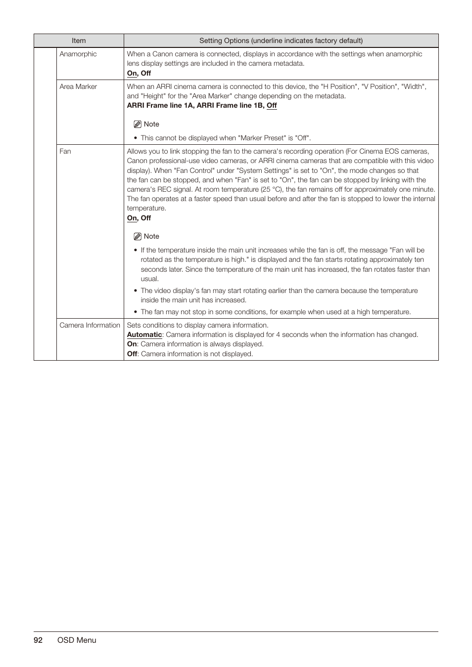 Canon DP-V2421 4K Reference Display User Manual | Page 92 / 147