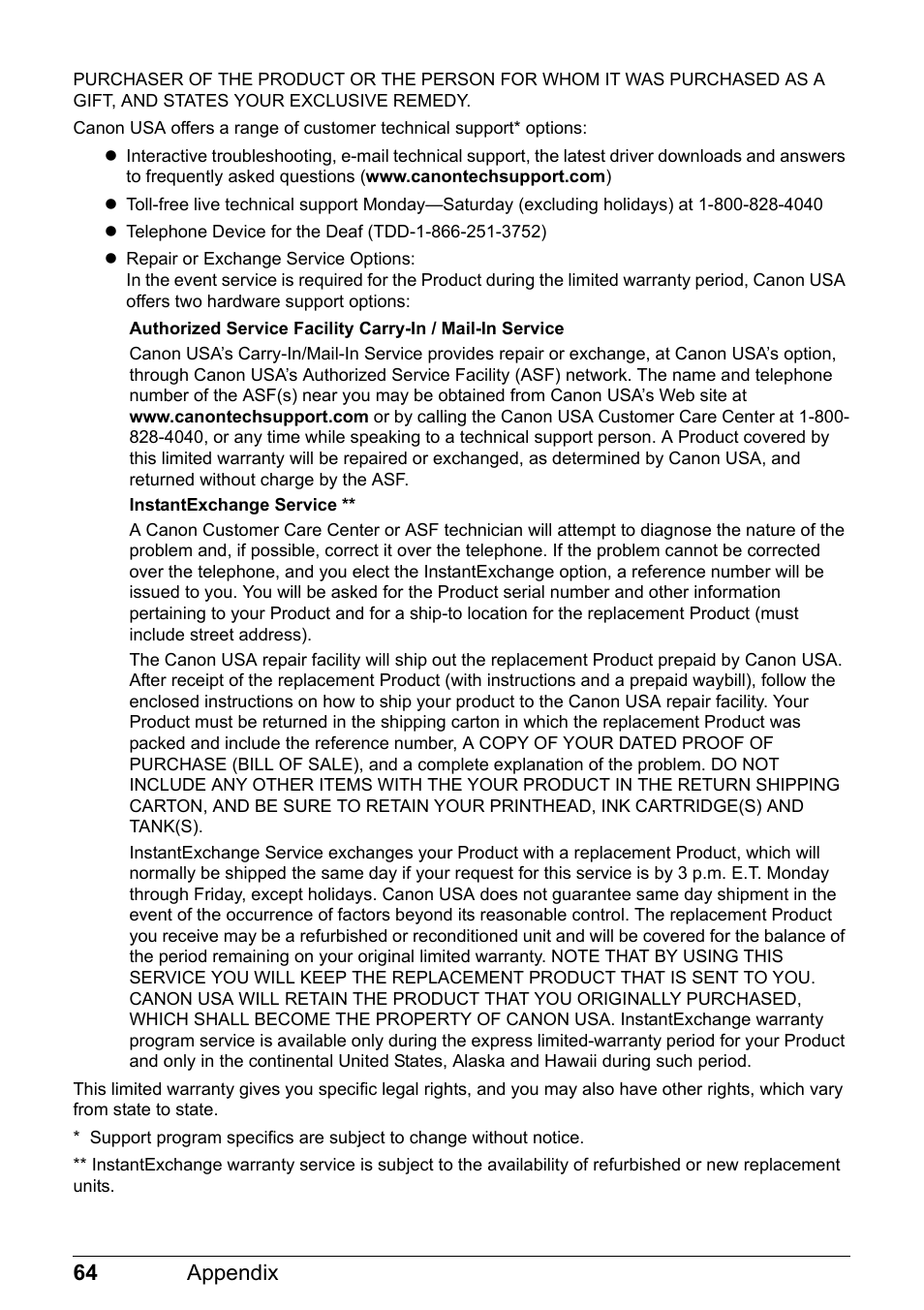 Canon PIXMA iP2600 User Manual | Page 68 / 72