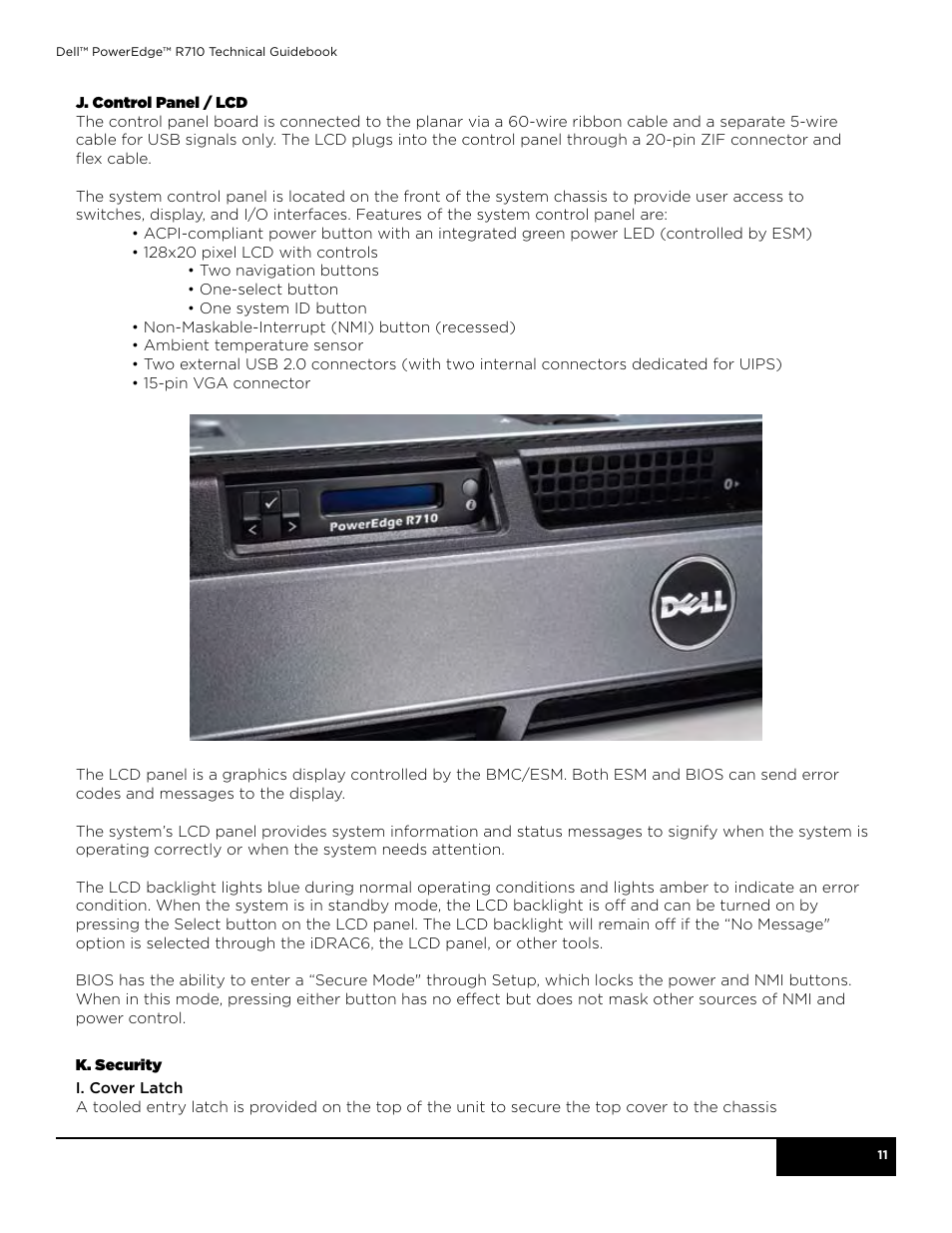 Dell POWEREDGE R710 User Manual | Page 11 / 58