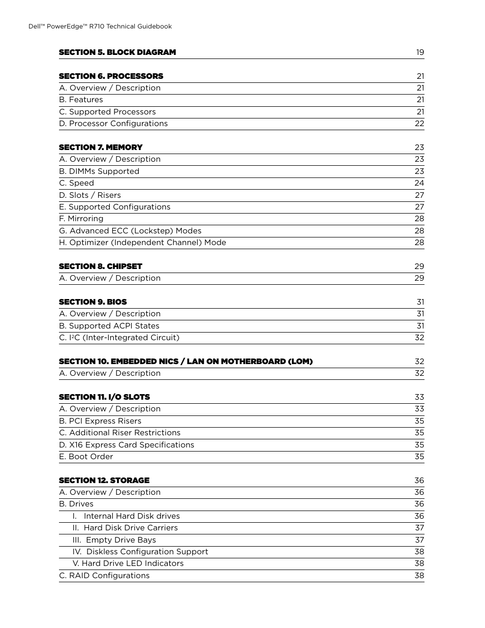 Dell POWEREDGE R710 User Manual | Page 3 / 58