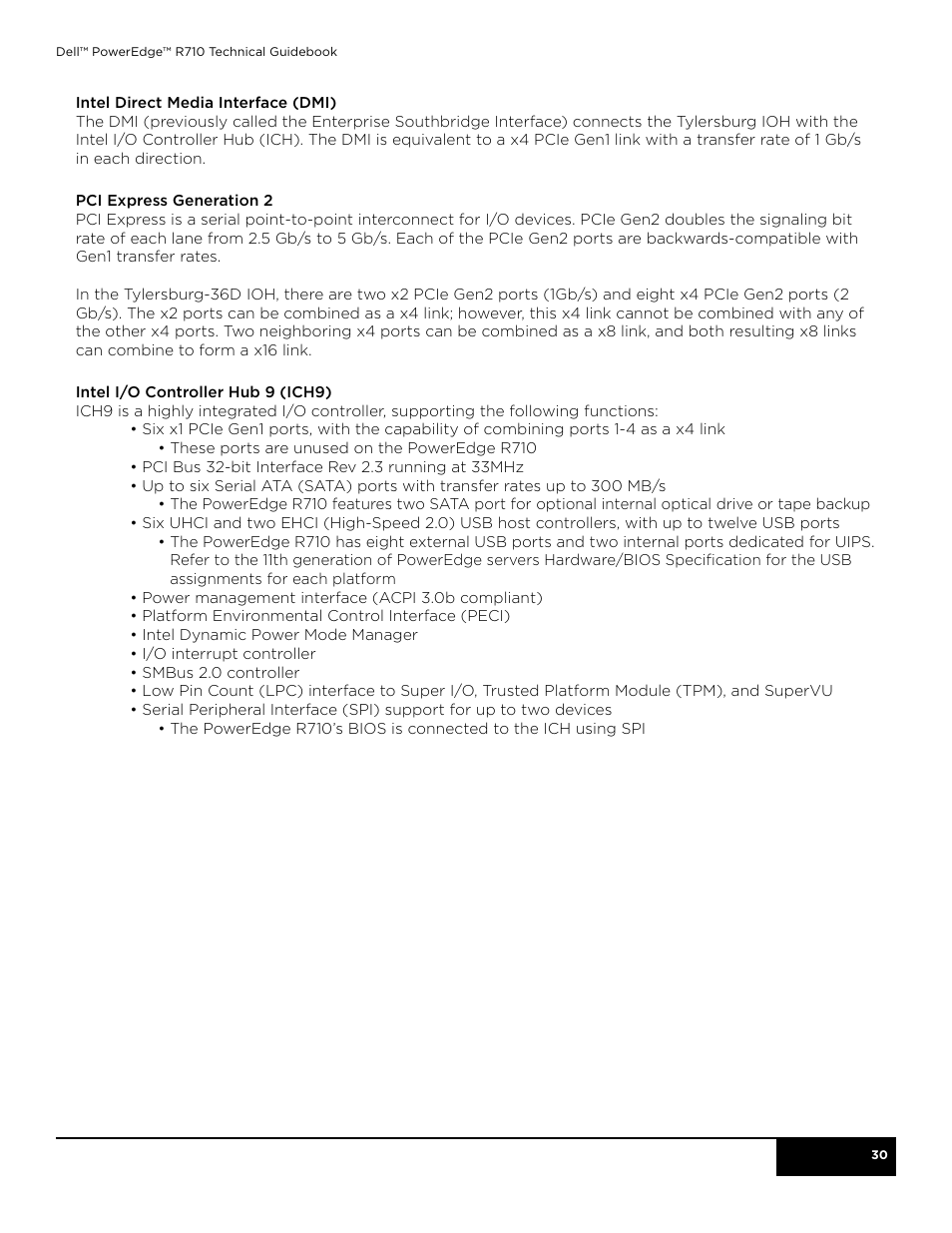 Dell POWEREDGE R710 User Manual | Page 30 / 58