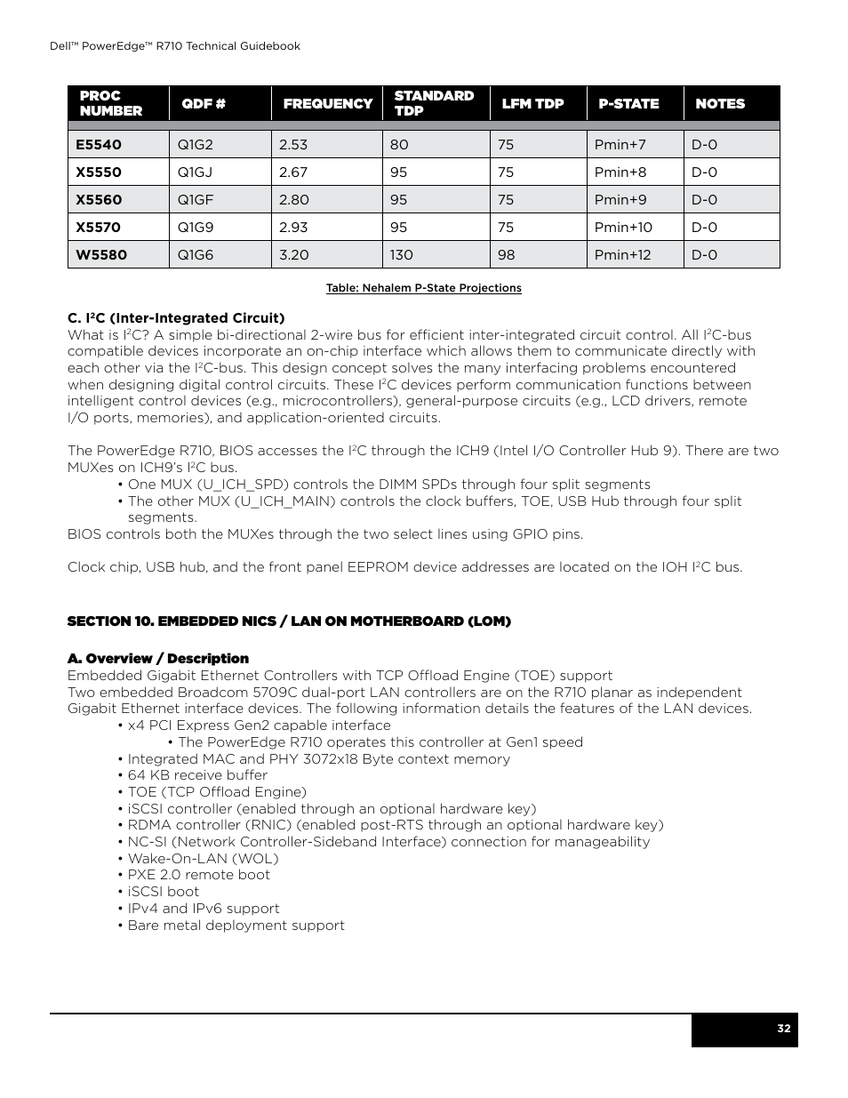 Dell POWEREDGE R710 User Manual | Page 32 / 58