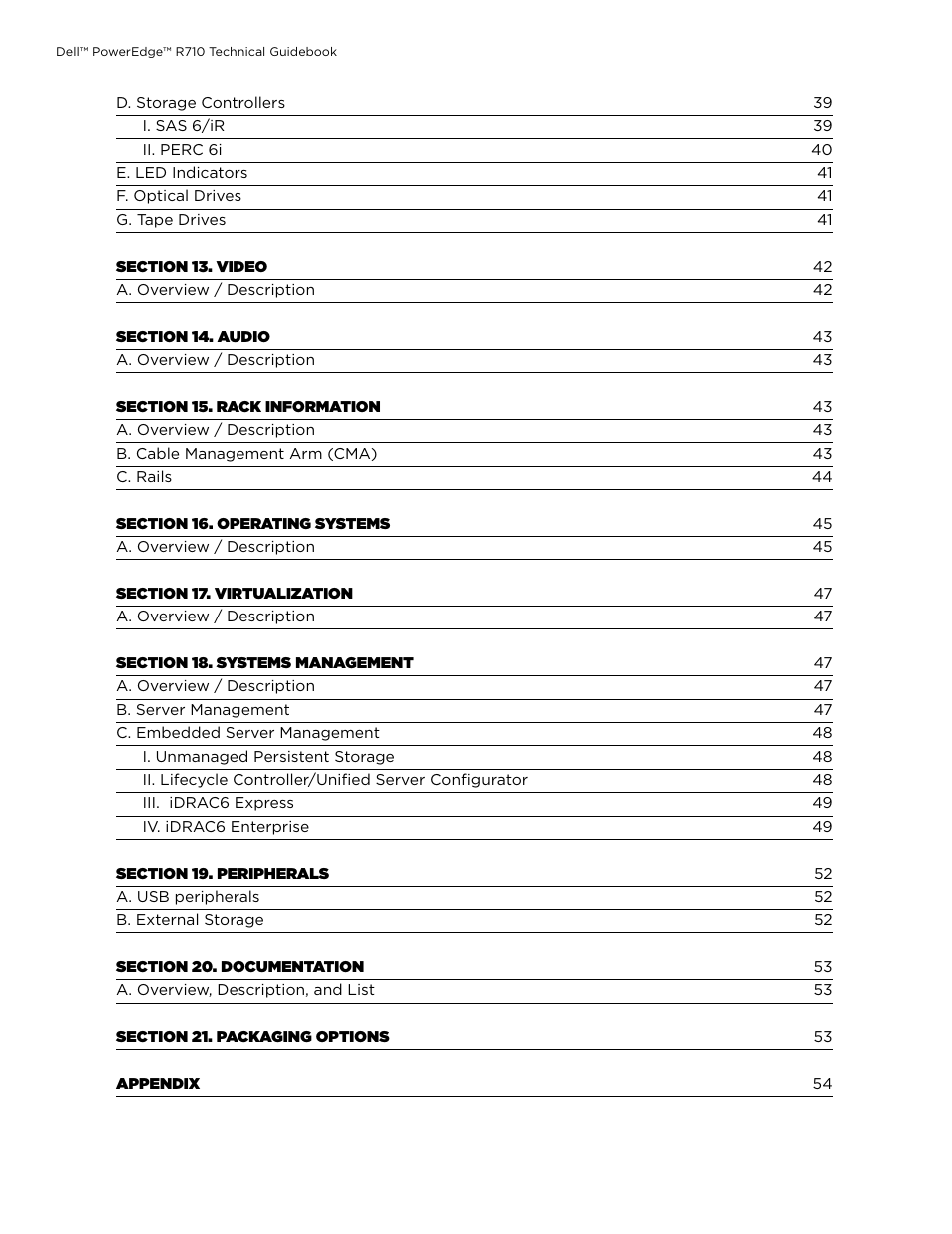 Dell POWEREDGE R710 User Manual | Page 4 / 58