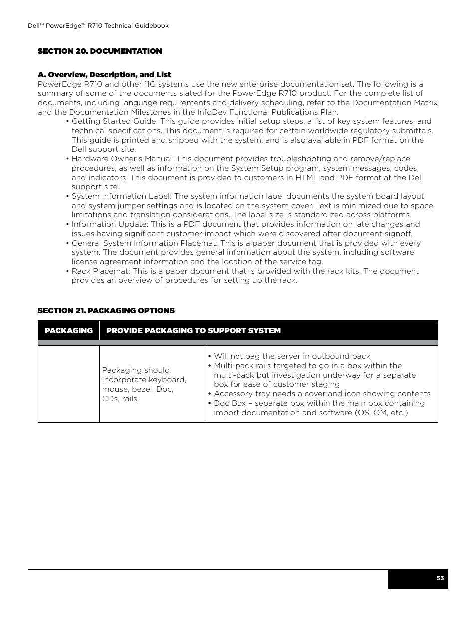 Dell POWEREDGE R710 User Manual | Page 53 / 58