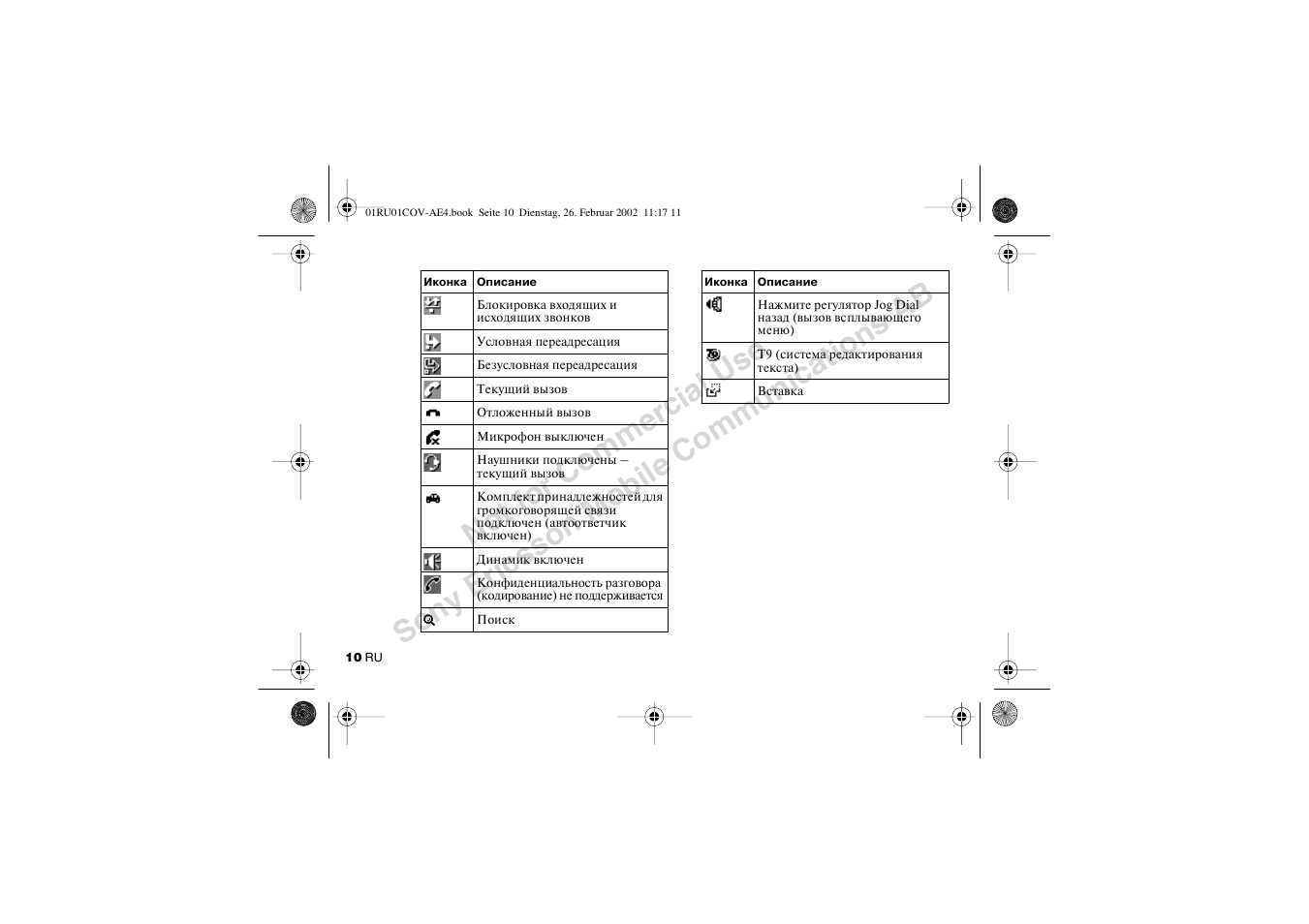Sony CMD-Z7 User Manual | Page 10 / 68