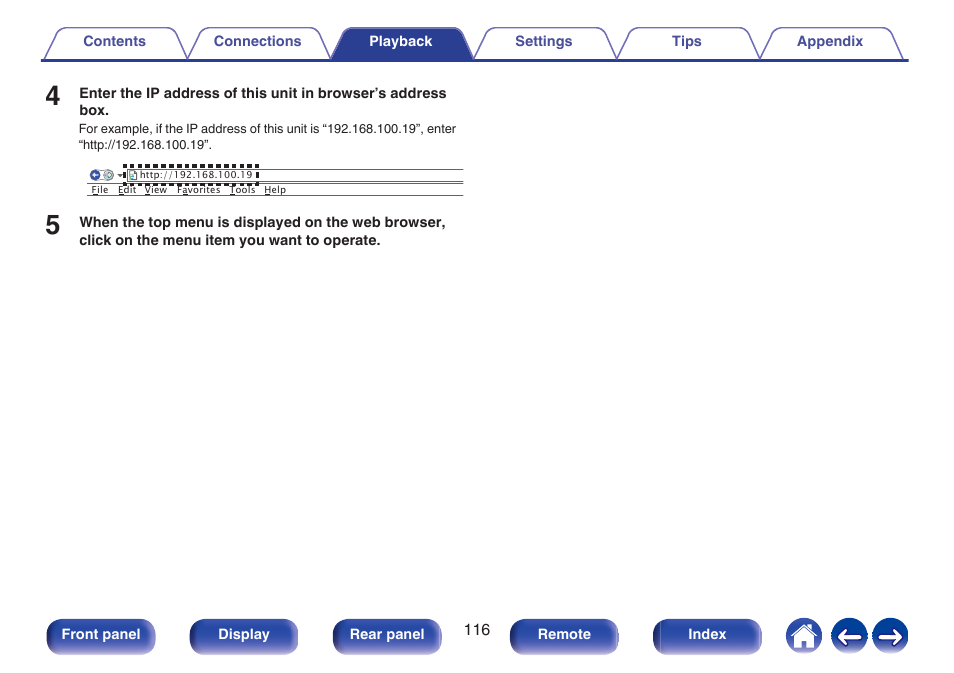 Denon AVR-S660H 5.2-Channel Network A/V Receiver User Manual | Page 116 / 242