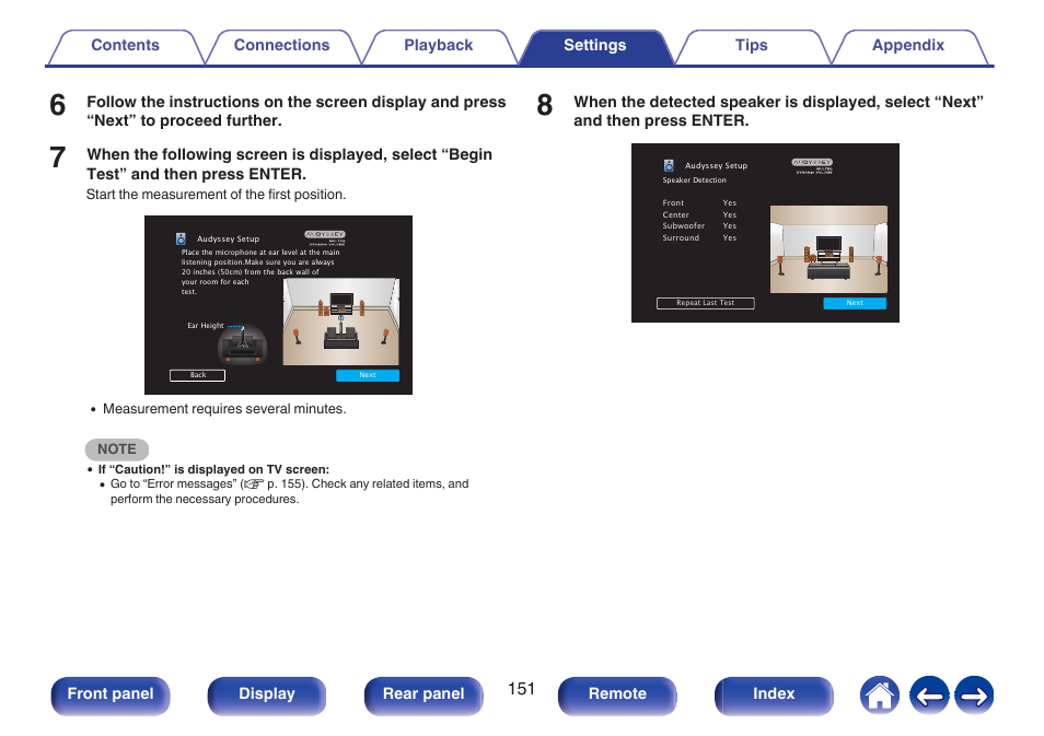 Denon AVR-S660H 5.2-Channel Network A/V Receiver User Manual | Page 151 / 242