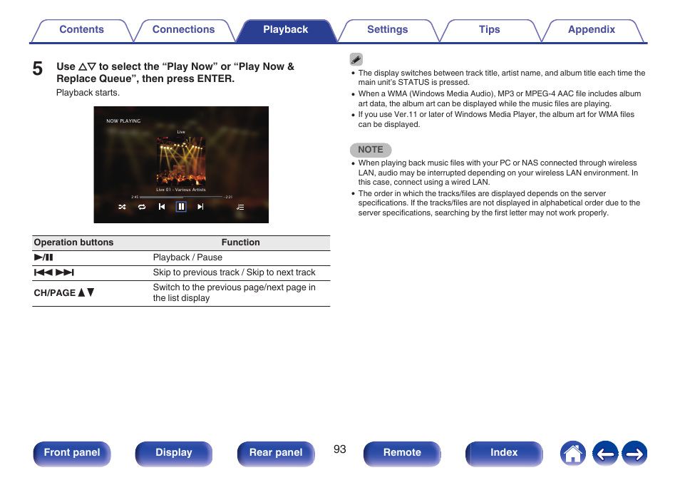 Denon AVR-X1700H 7.2-Channel Network A/V Receiver with HEOS User Manual | Page 93 / 284