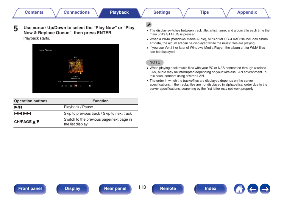 Denon AVR-A1H 15.4-Channel Network A/V Receiver User Manual | Page 113 / 353