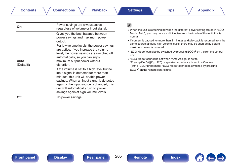 Denon AVR-A1H 15.4-Channel Network A/V Receiver User Manual | Page 265 / 353