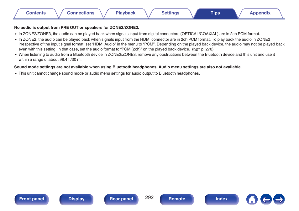 Denon AVR-A1H 15.4-Channel Network A/V Receiver User Manual | Page 292 / 353