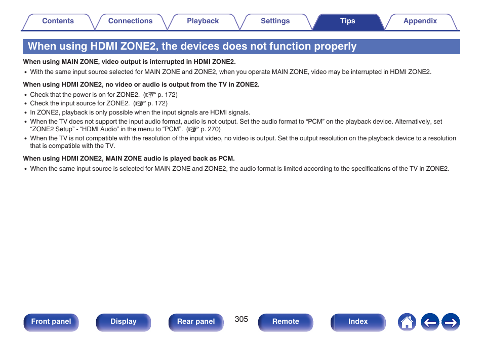 Denon AVR-A1H 15.4-Channel Network A/V Receiver User Manual | Page 305 / 353