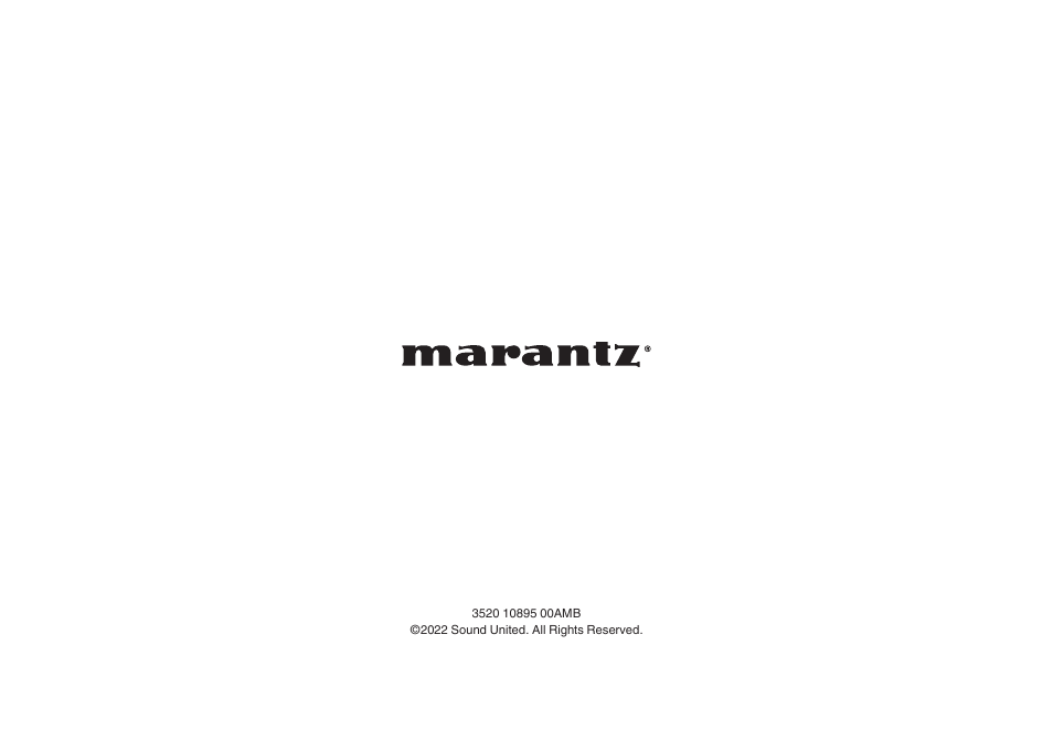 Marantz CINEMA 50 9.4-Channel Network A/V Receiver (Black) User Manual | Page 326 / 326