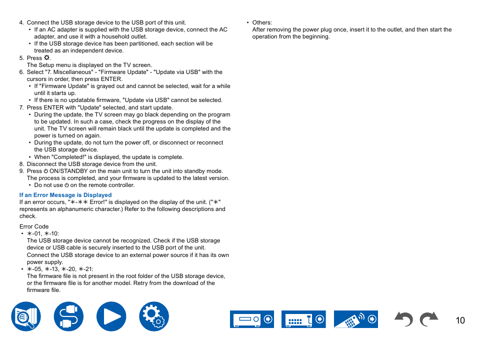 Onkyo TX-NR7100 9.2-Channel THX-Certified Network AV Receiver User Manual | Page 10 / 191