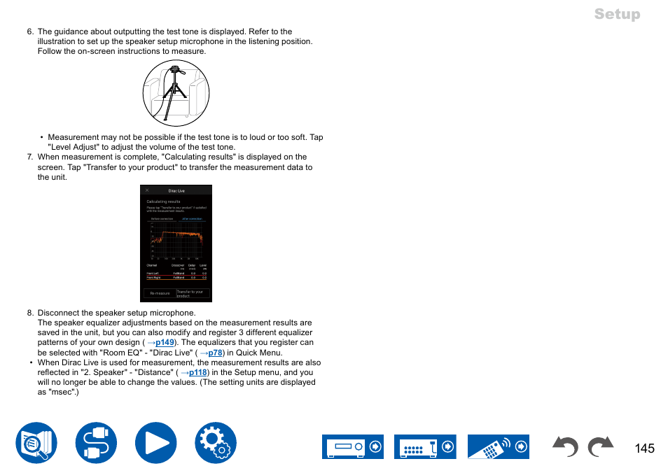 Setup | Onkyo TX-NR7100 9.2-Channel THX-Certified Network AV Receiver User Manual | Page 145 / 191