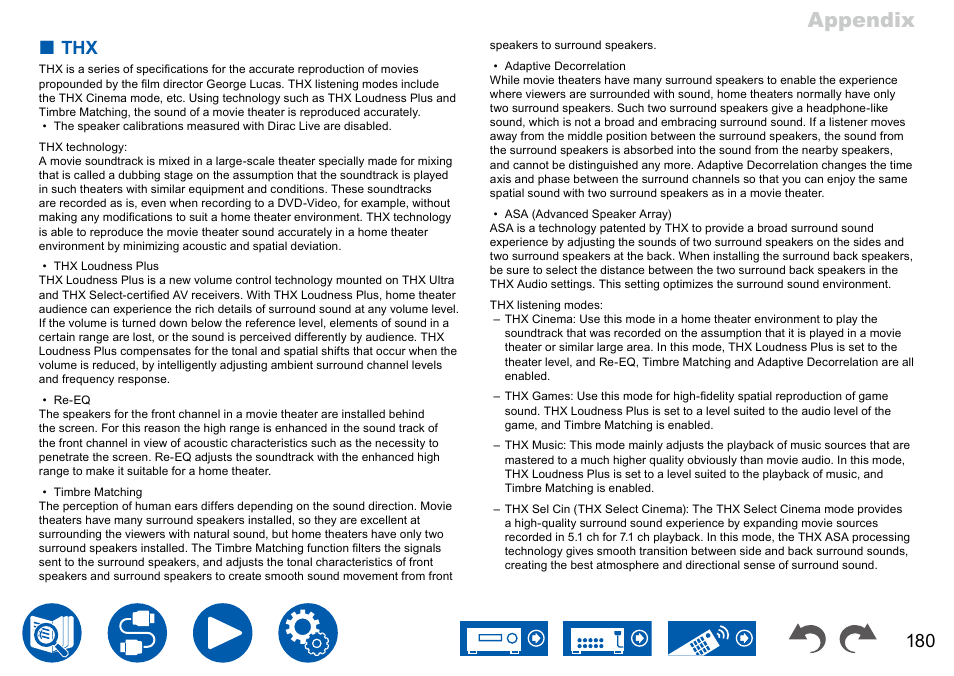 Appendix | Onkyo TX-NR7100 9.2-Channel THX-Certified Network AV Receiver User Manual | Page 180 / 191