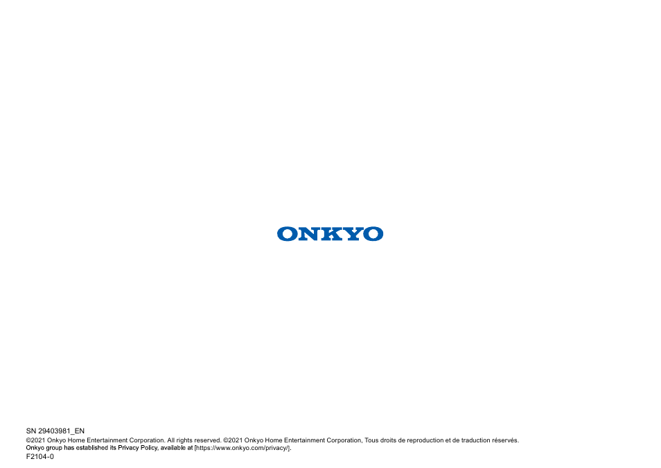 Onkyo TX-NR7100 9.2-Channel THX-Certified Network AV Receiver User Manual | Page 191 / 191