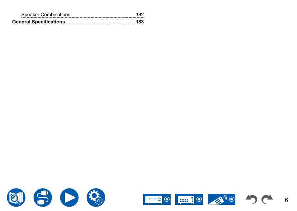 Onkyo TX-NR7100 9.2-Channel THX-Certified Network AV Receiver User Manual | Page 6 / 191