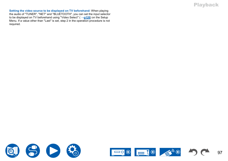 Playback | Onkyo TX-NR7100 9.2-Channel THX-Certified Network AV Receiver User Manual | Page 97 / 191