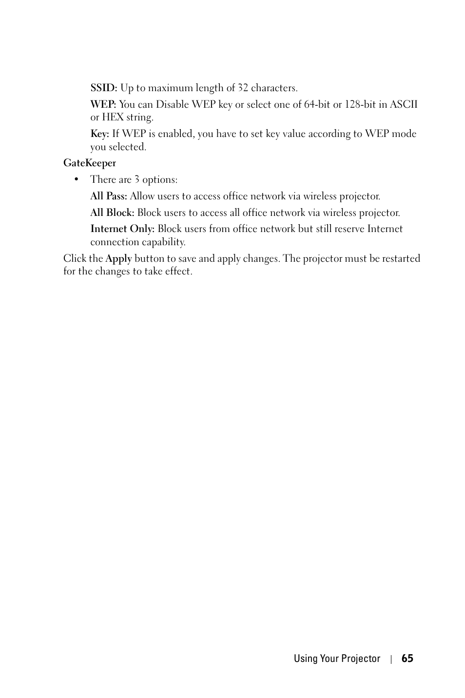 Dell 4610X User Manual | Page 65 / 98