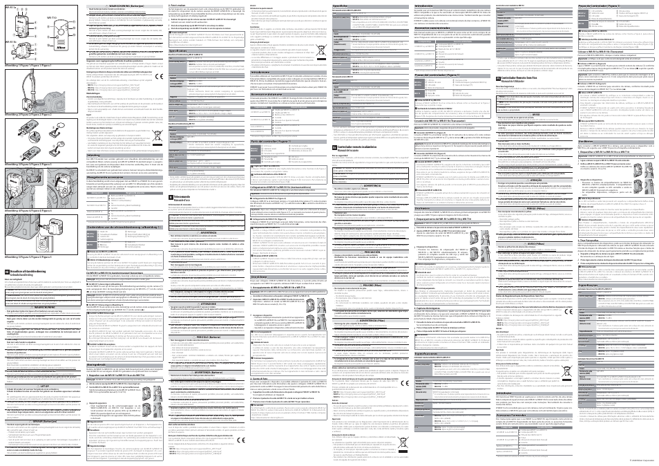 Nikon WR-R11a/WR-T10 Remote Controller Set User Manual | Page 2 / 2