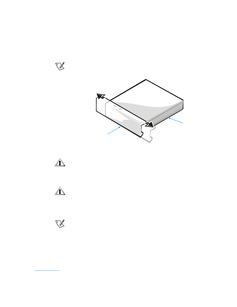 Installing a battery | Dell 7500 User Manual | Page 35 / 162