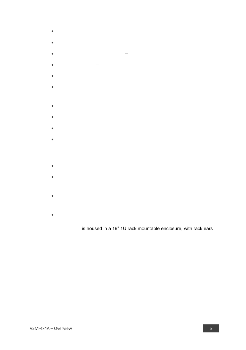 Kramer 4 x 4 Seamless AV Matrix Switcher/Multi-Scaler User Manual | Page 12 / 117