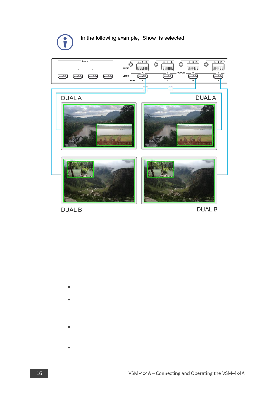 2 operating the vsm-4x4a in dual mode, Figure 8 | Kramer 4 x 4 Seamless AV Matrix Switcher/Multi-Scaler User Manual | Page 23 / 117
