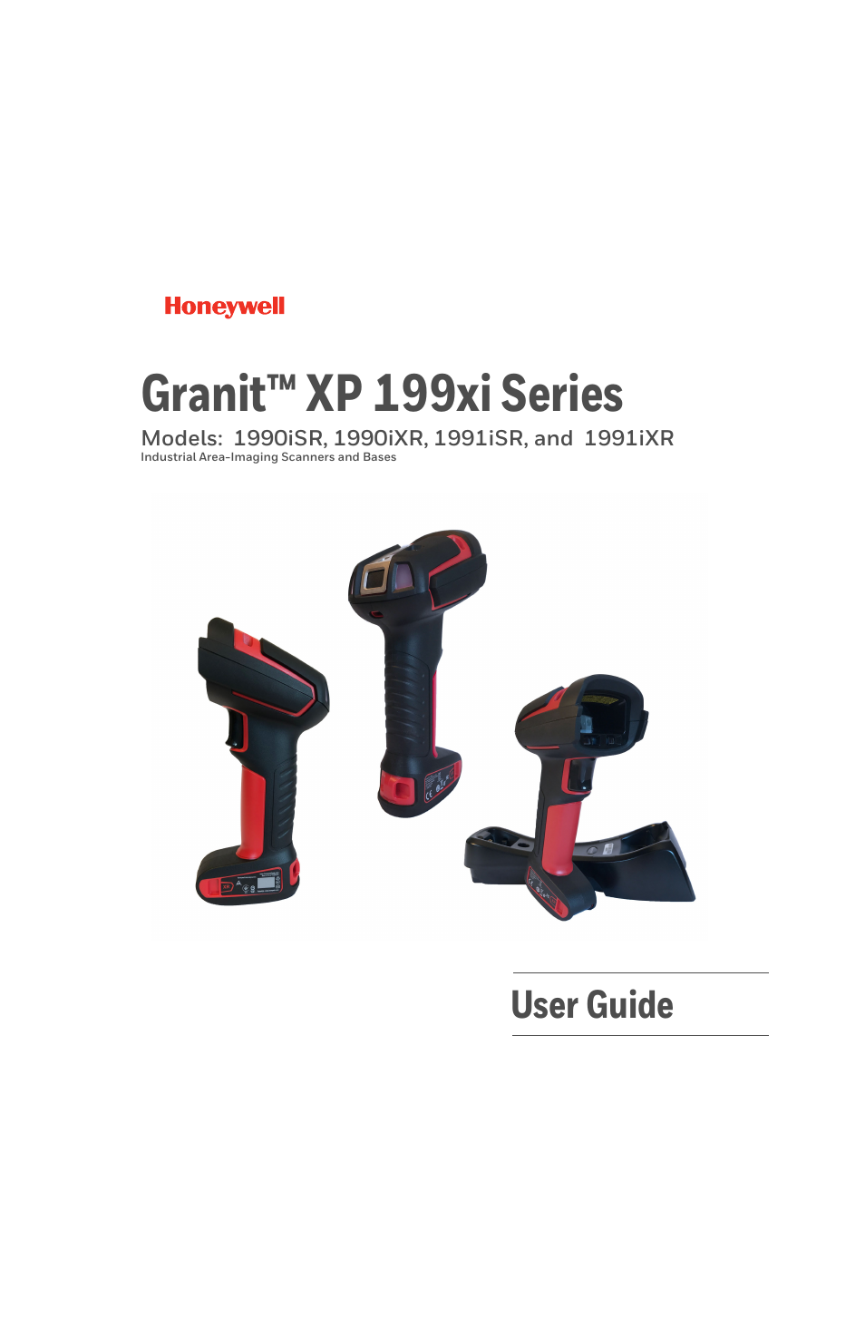 Honeywell Granit 1991iSR Ultra-Rugged Standard-Range Barcode Scanner User Manual | 308 pages