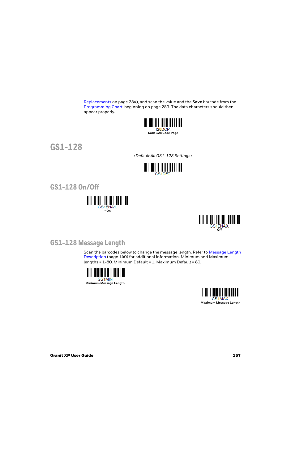 Gs1-128 | Honeywell Granit 1991iSR Ultra-Rugged Standard-Range Barcode Scanner User Manual | Page 173 / 308