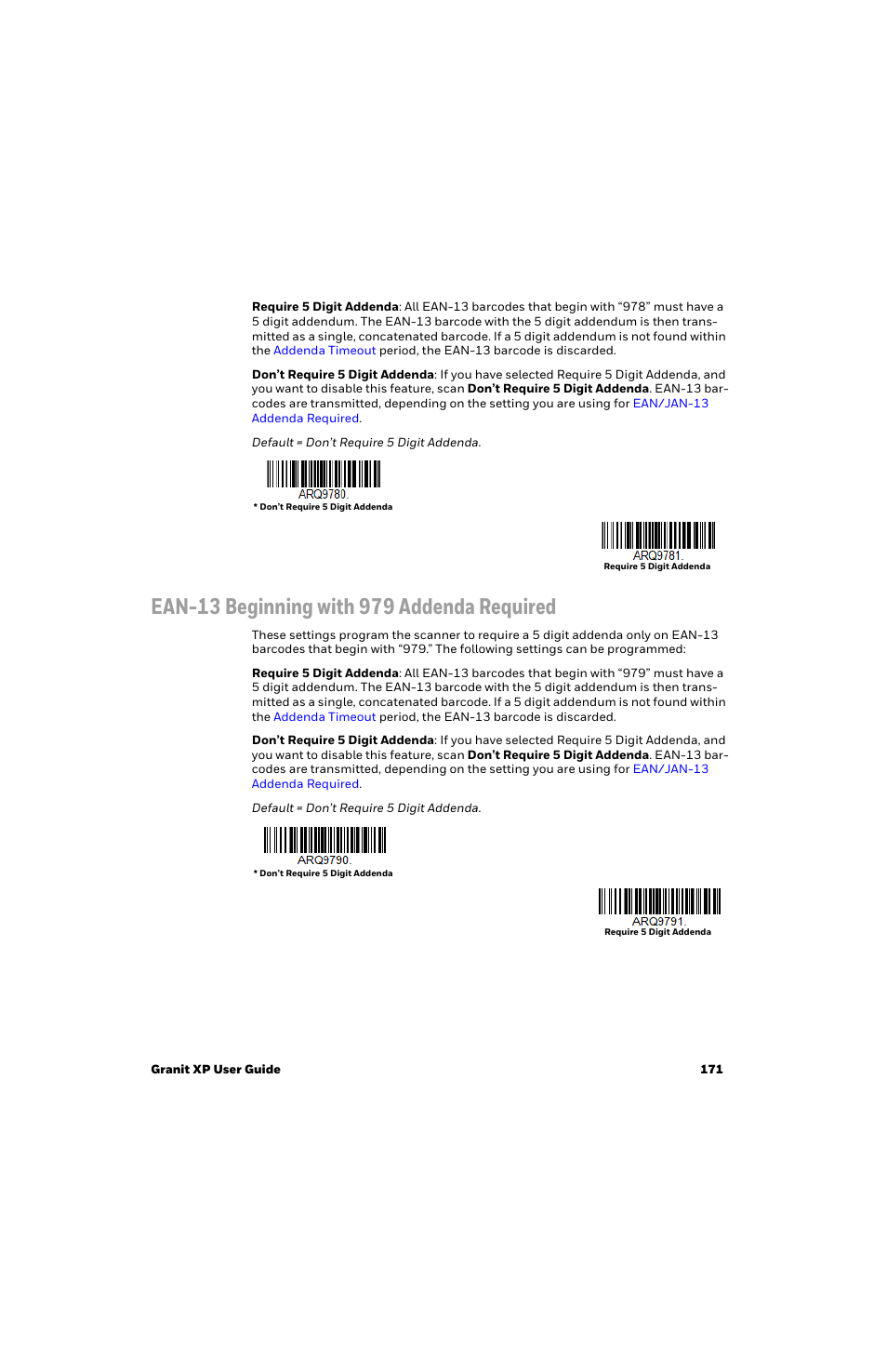 Honeywell Granit 1991iSR Ultra-Rugged Standard-Range Barcode Scanner User Manual | Page 187 / 308