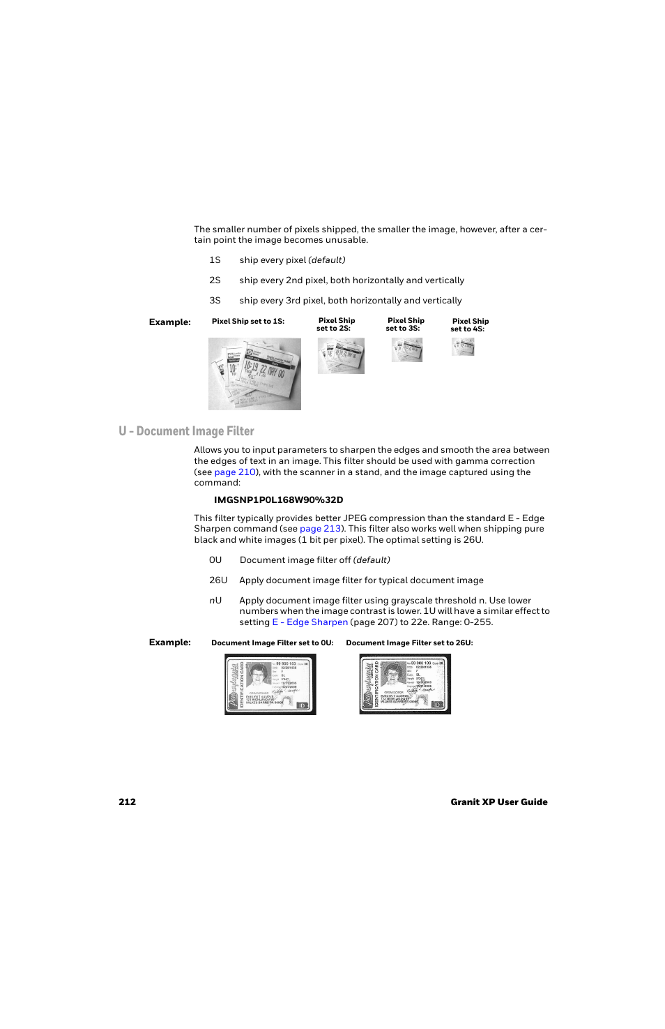 U - document image filter | Honeywell Granit 1991iSR Ultra-Rugged Standard-Range Barcode Scanner User Manual | Page 228 / 308