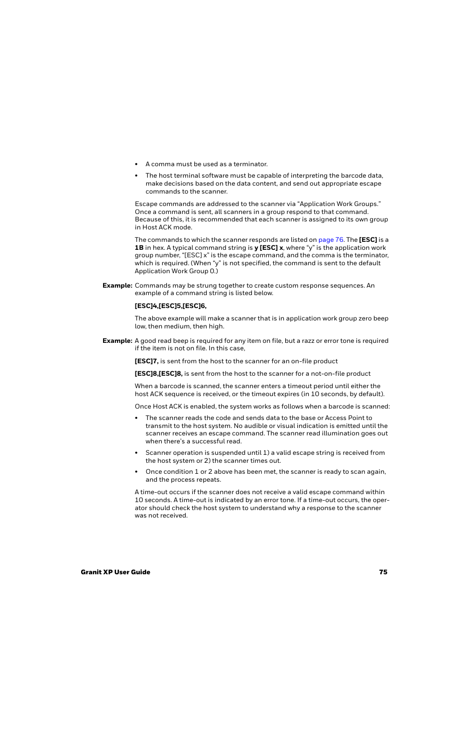 Honeywell Granit 1991iSR Ultra-Rugged Standard-Range Barcode Scanner User Manual | Page 91 / 308