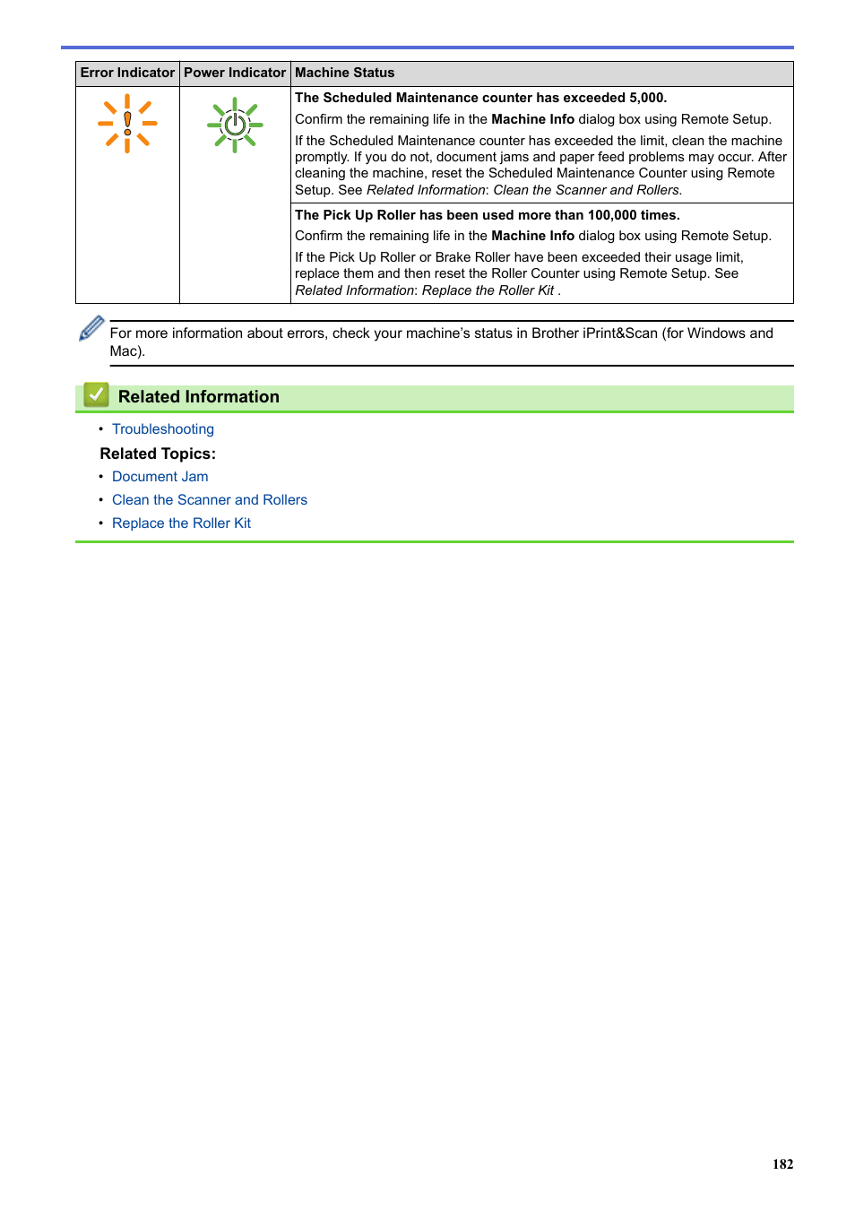 Related information | Brother ADS-3100 High-Speed Desktop Color Scanner for Home & Small Offices User Manual | Page 186 / 253