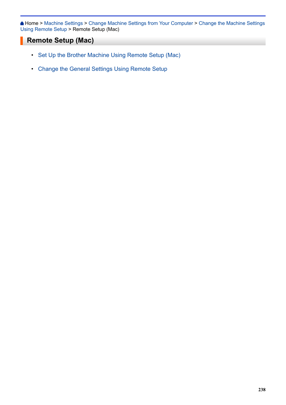 Remote setup (mac) | Brother ADS-3100 High-Speed Desktop Color Scanner for Home & Small Offices User Manual | Page 242 / 253