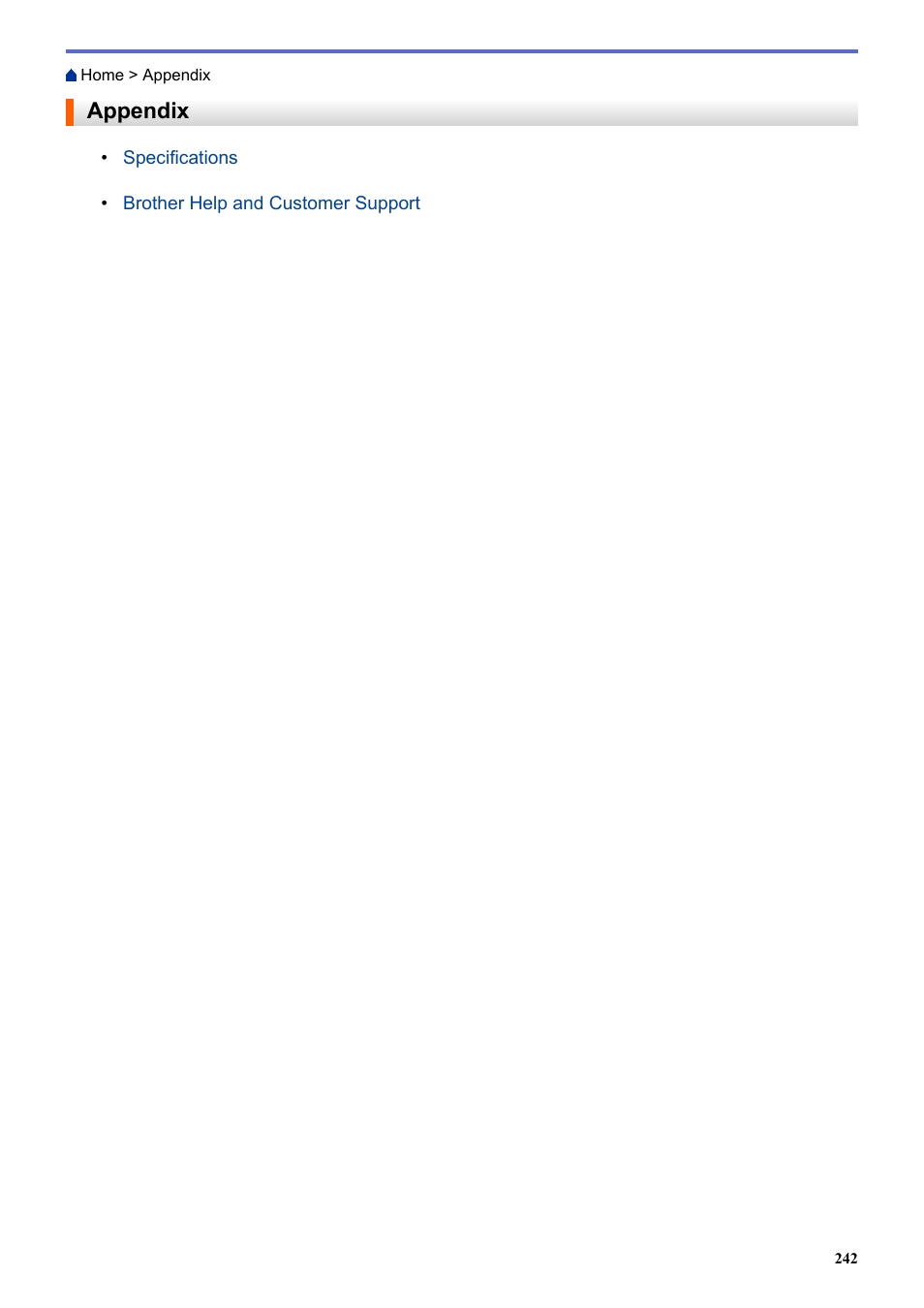 Appendix | Brother ADS-3100 High-Speed Desktop Color Scanner for Home & Small Offices User Manual | Page 246 / 253