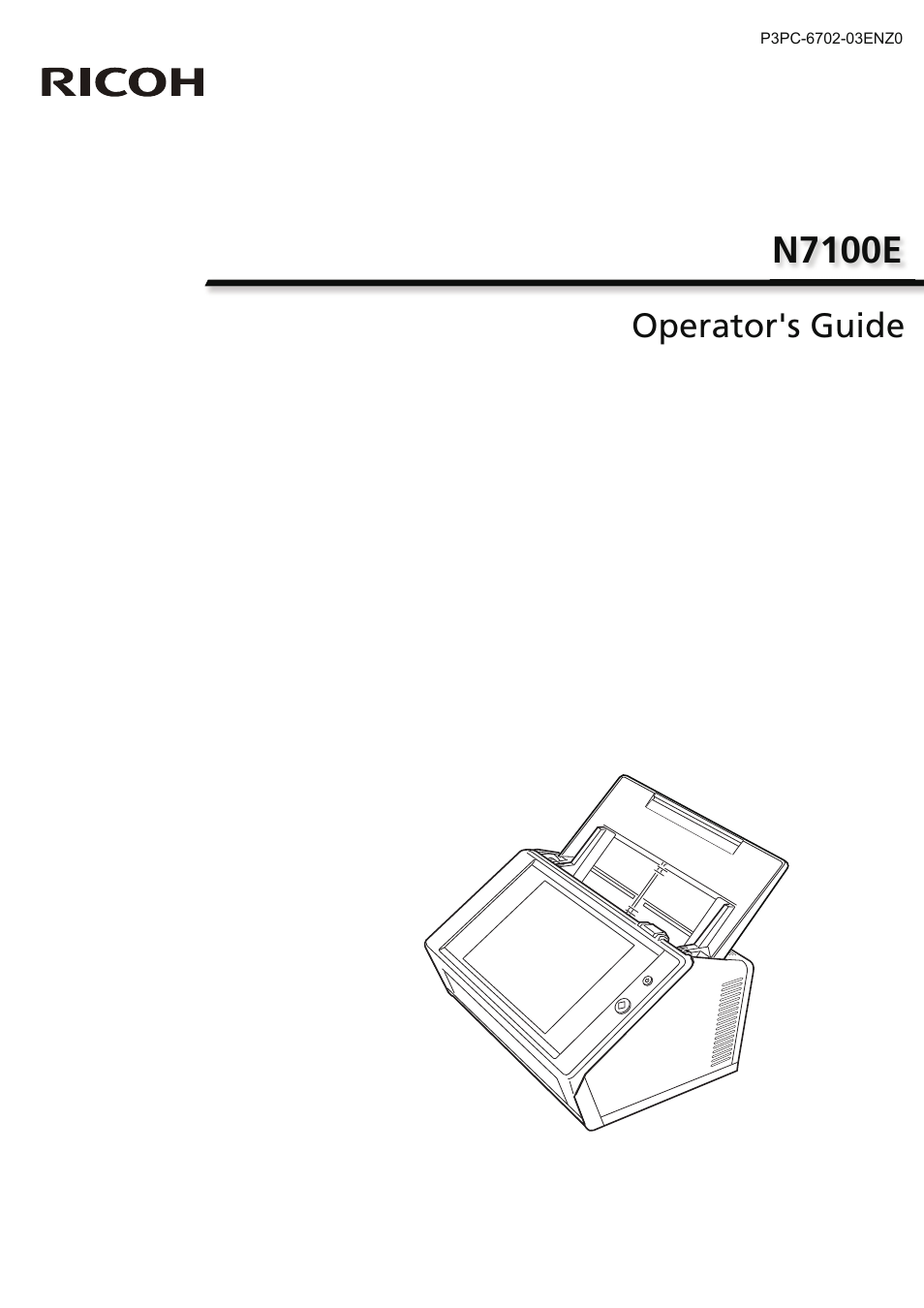 Fujitsu Ricoh Fujitsu N7100E Network Image Scanner User Manual | 482 pages