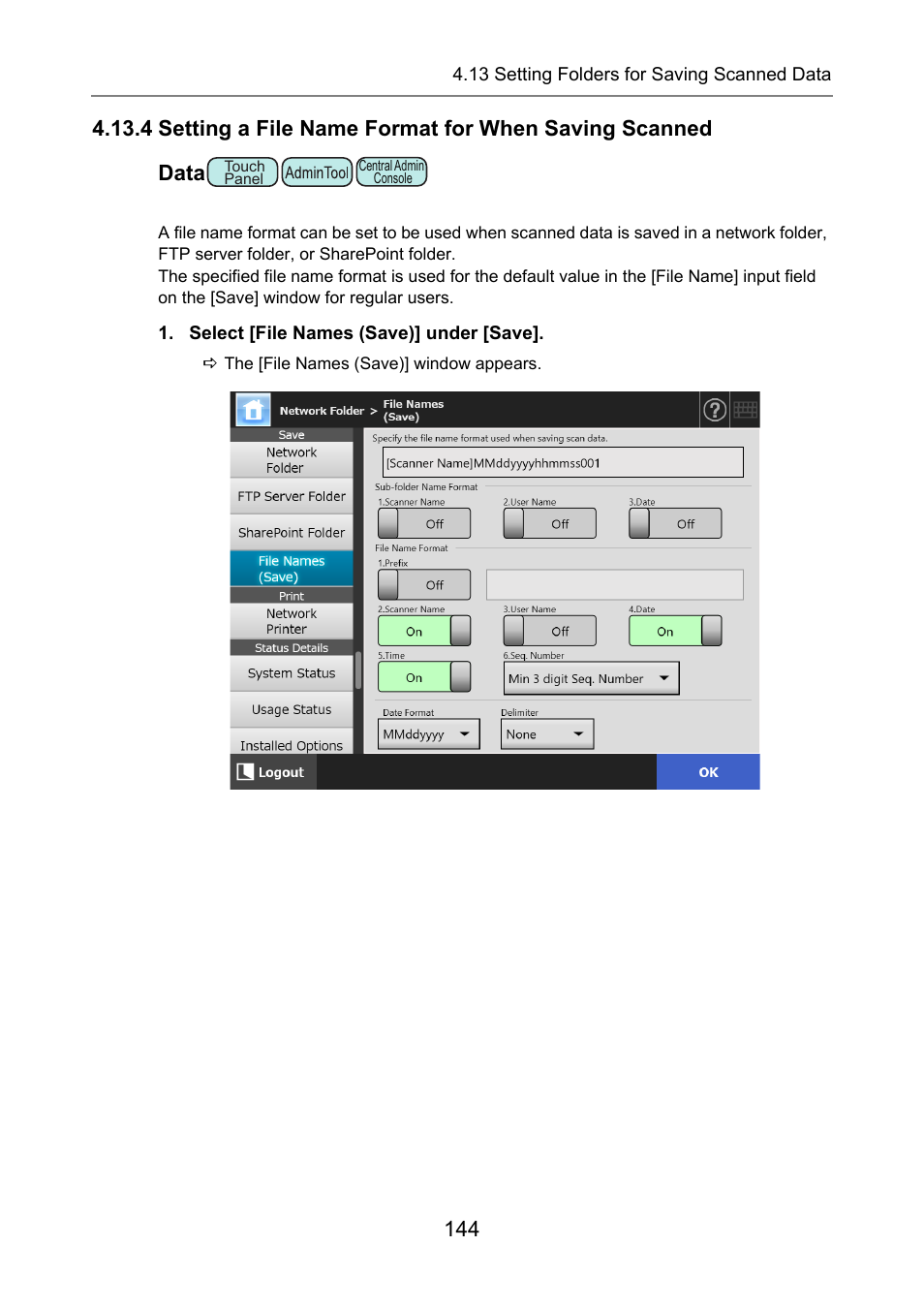 P.144), Refer to | Fujitsu Ricoh Fujitsu N7100E Network Image Scanner User Manual | Page 144 / 482