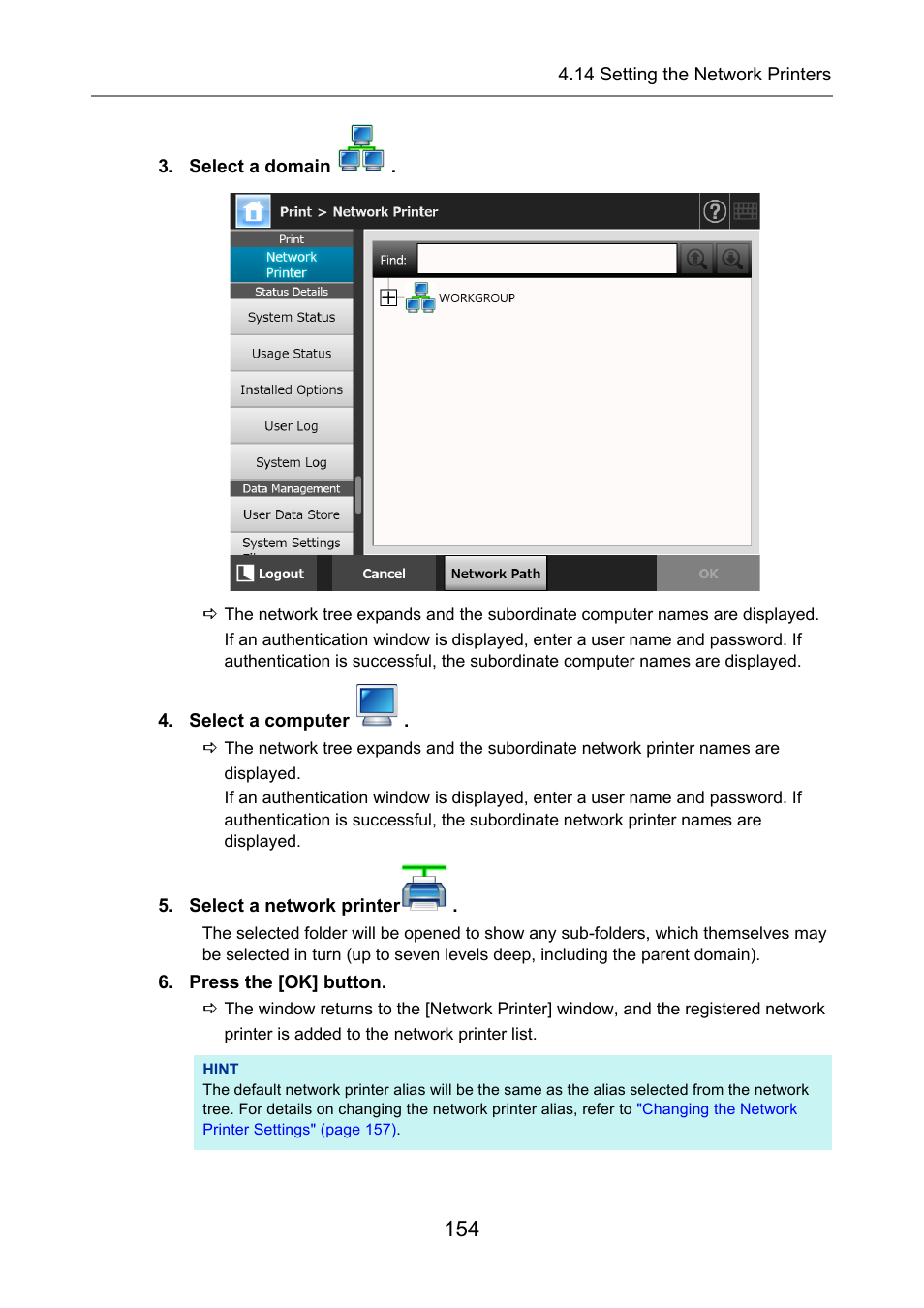 Fujitsu Ricoh Fujitsu N7100E Network Image Scanner User Manual | Page 154 / 482