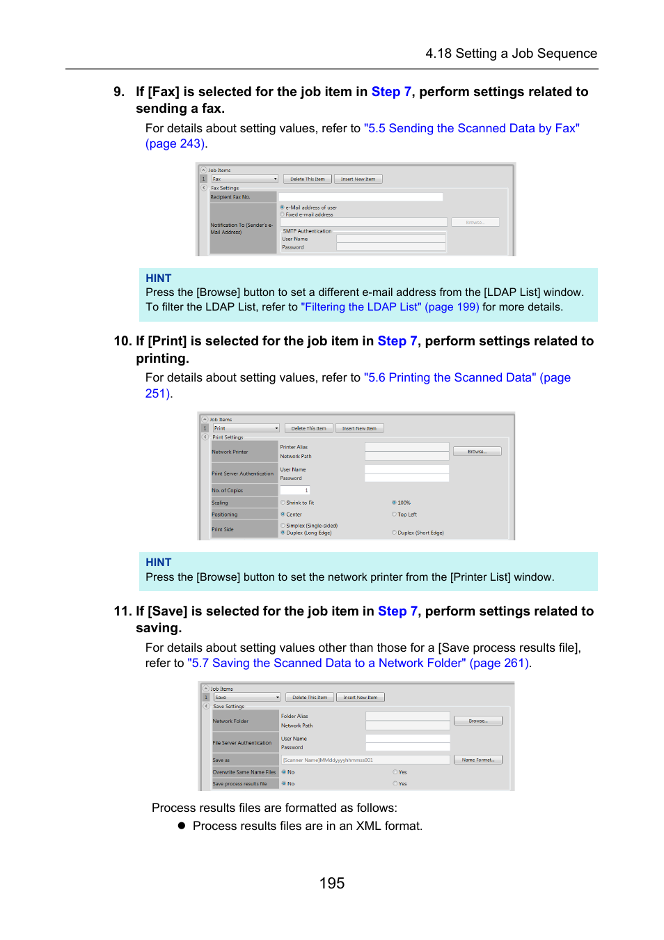 Fujitsu Ricoh Fujitsu N7100E Network Image Scanner User Manual | Page 195 / 482