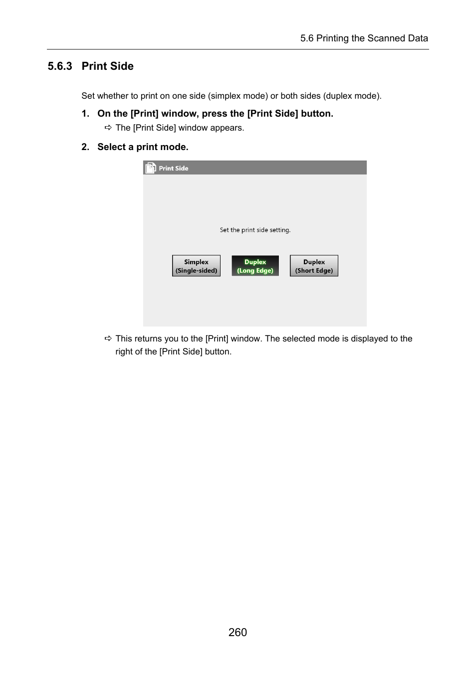 3 print side | Fujitsu Ricoh Fujitsu N7100E Network Image Scanner User Manual | Page 260 / 482