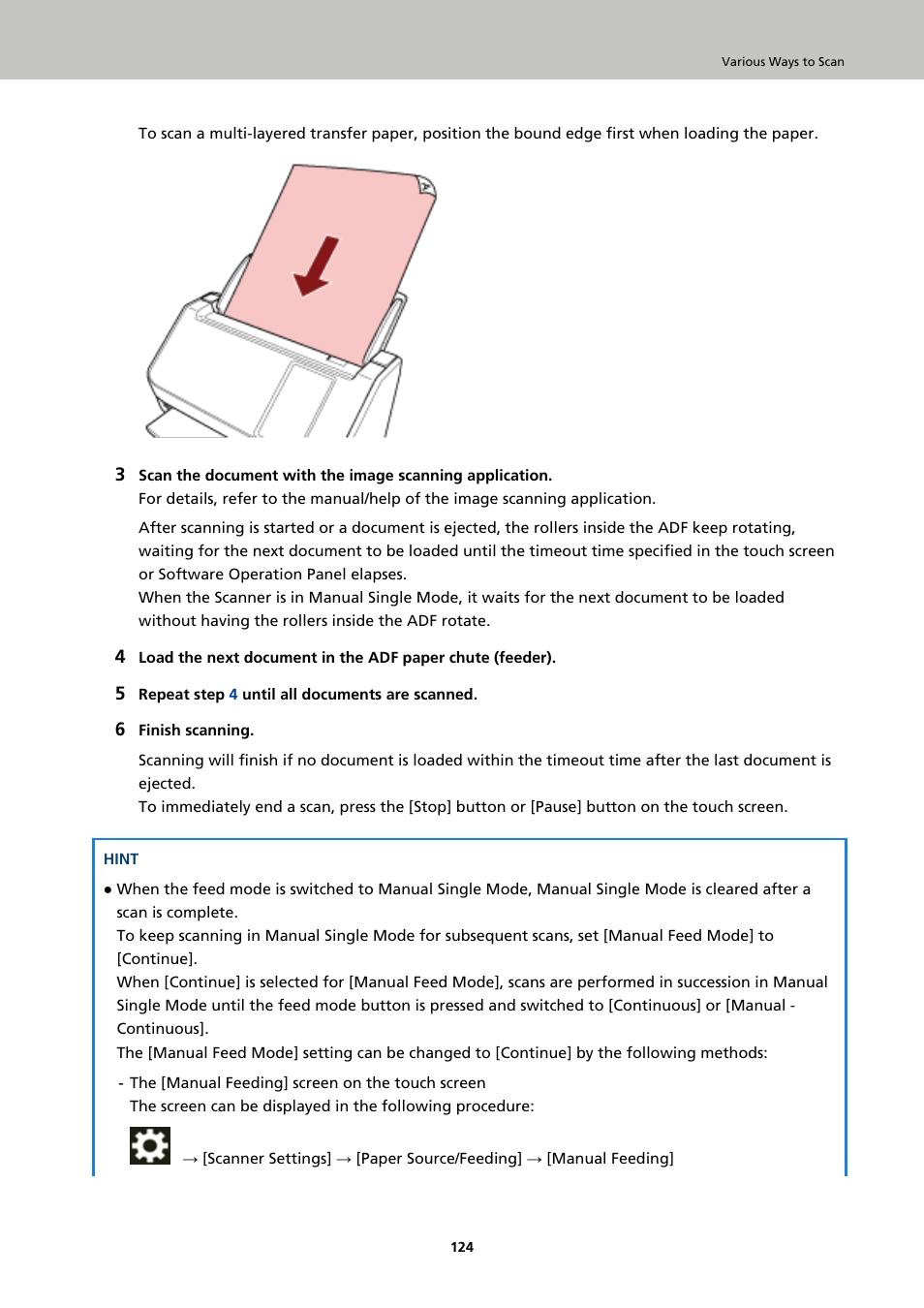 Ricoh fi-8040 Desktop Scanner User Manual | Page 124 / 425