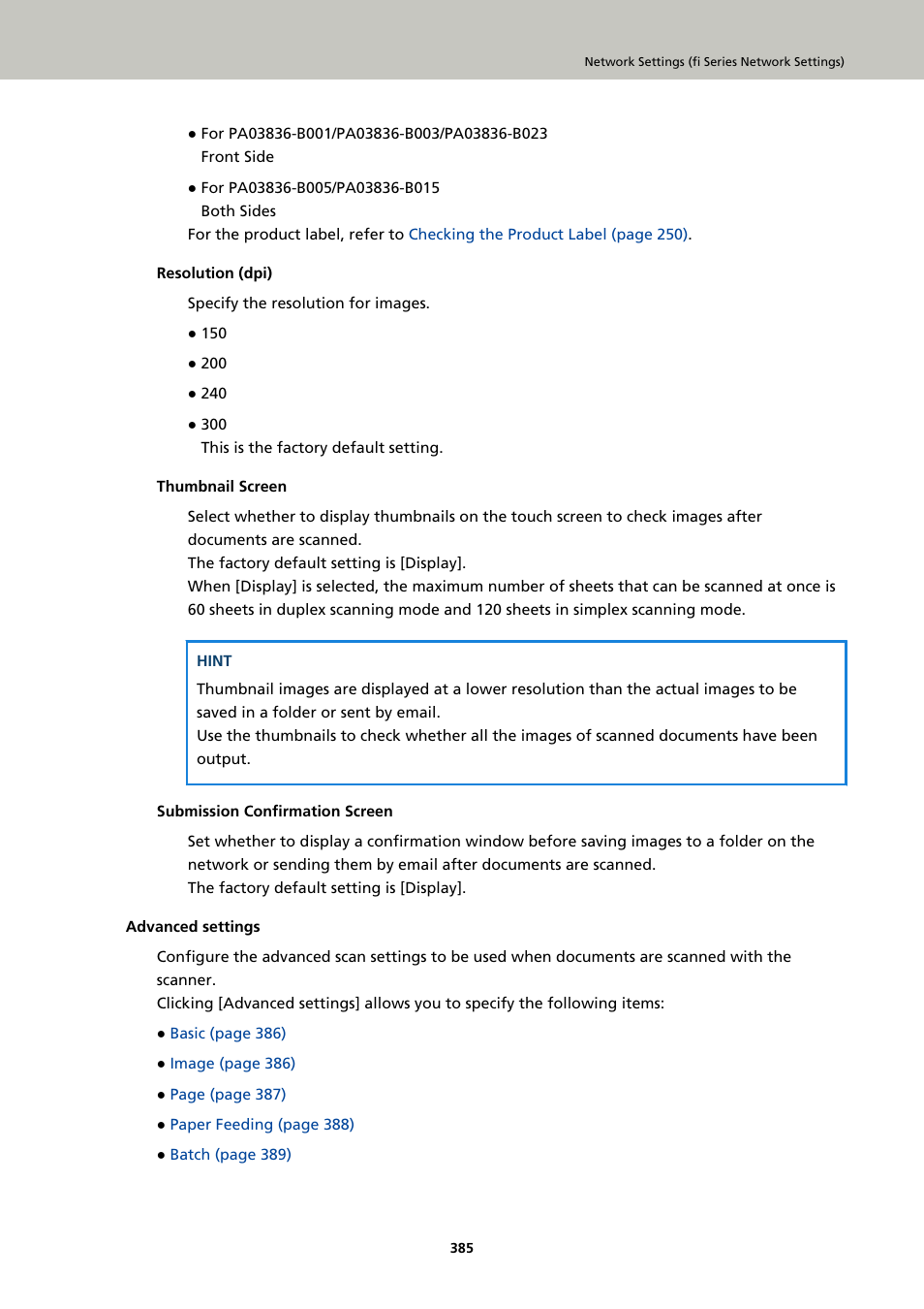 Ricoh fi-8040 Desktop Scanner User Manual | Page 385 / 425