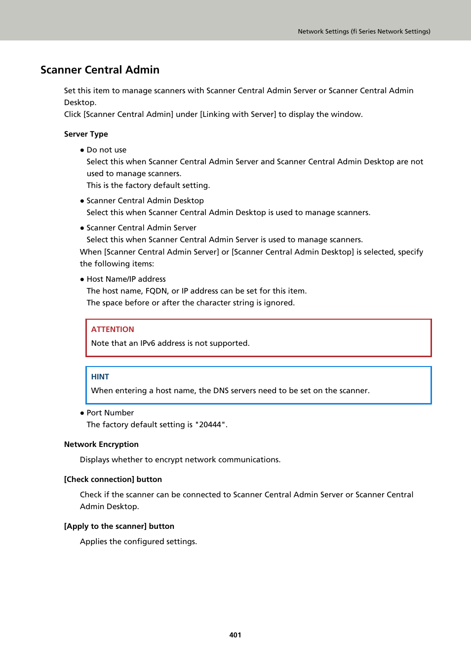 Scanner central admin | Ricoh fi-8040 Desktop Scanner User Manual | Page 401 / 425