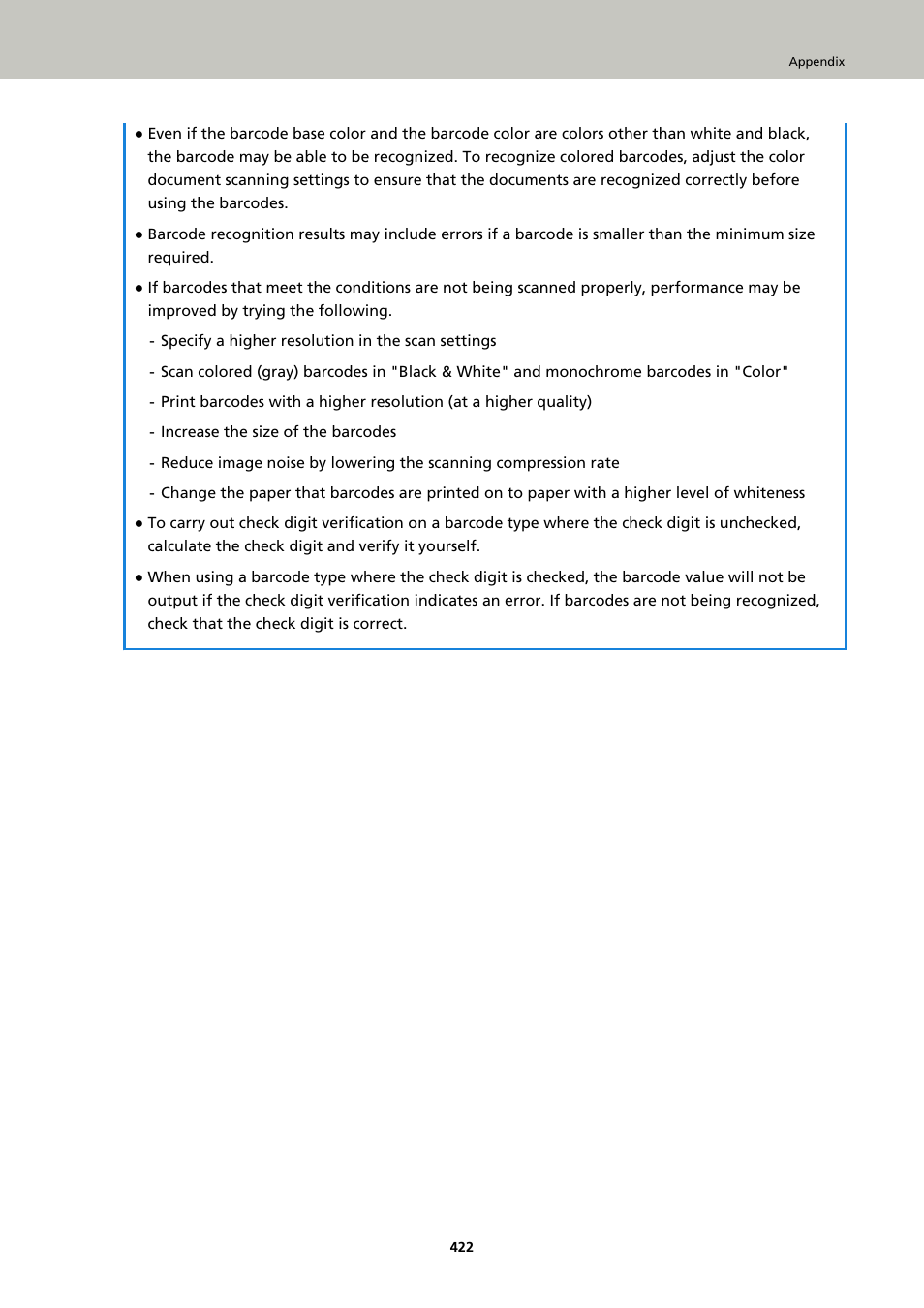 Ricoh fi-8040 Desktop Scanner User Manual | Page 422 / 425