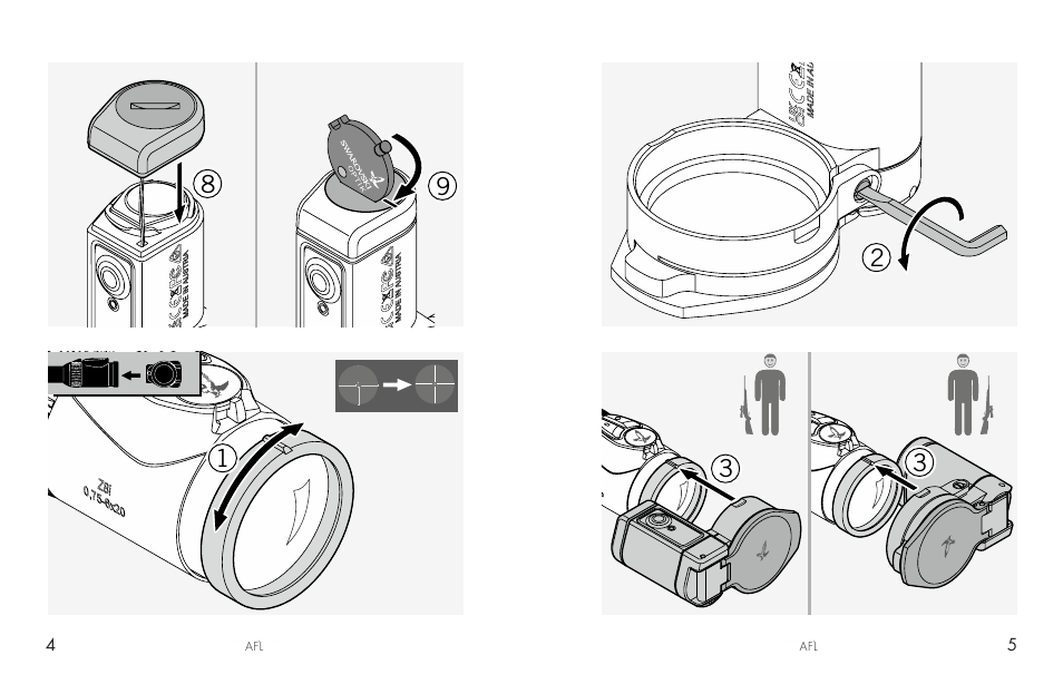 Swarovski AFL Rechargeable Anti-Fog Lens for Z6i, Z8i, dS User Manual | Page 3 / 87