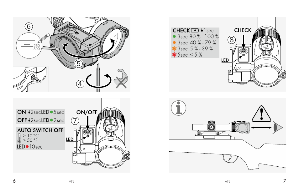 Swarovski AFL Rechargeable Anti-Fog Lens for Z6i, Z8i, dS User Manual | Page 4 / 87